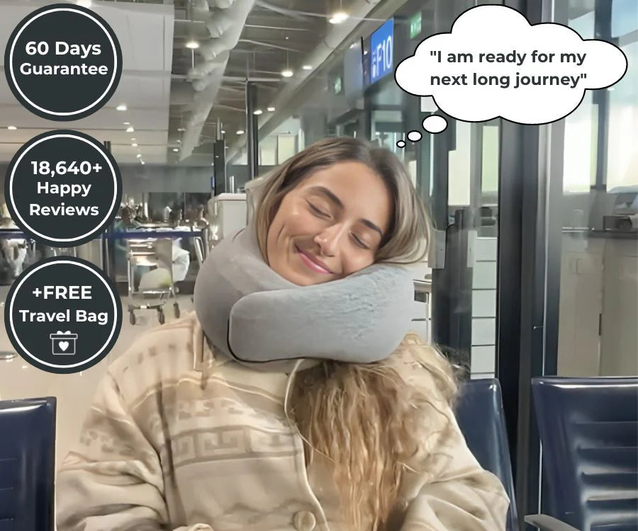 Your Ultimate Travel Companion  FlyHugz® Travel Pillow